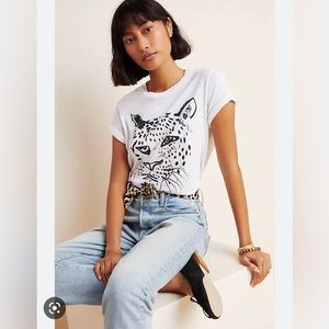 Clare V. Leopard T shirt